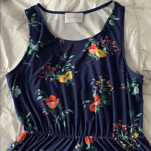 Floral Navy Dress by French Grey - Picture 1 of 6